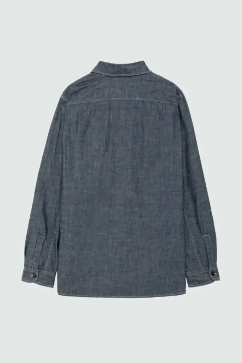 Uomo Roy Rogers Selvedge Bar|Camicie|Akansas Man Jap Selvedge Chambray Rinse