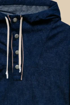 Uomo Roy Rogers Capispalla|Anorak 70th Denim Cimosa Rinse