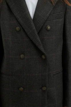 Donna Roy Rogers Capispalla|Blazer Doppiopetto Galles