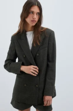 Donna Roy Rogers Capispalla|Blazer Doppiopetto Galles