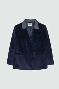 Donna Roy Rogers Capispalla|Blazer Doppiopetto In Velluto