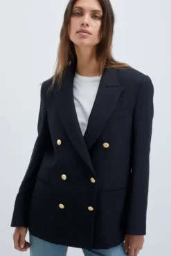Donna Roy Rogers Capispalla|Blazer Doppiopetto Twill