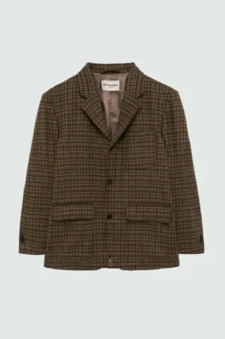 Uomo Roy Rogers Capispalla|Blazer New York In Lana Pied De Poule
