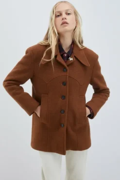 Donna Roy Rogers Capispalla|Blazer Yellowstone Old Glory