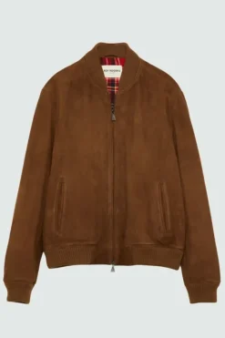 Uomo Roy Rogers Capispalla|Bomber In Suede