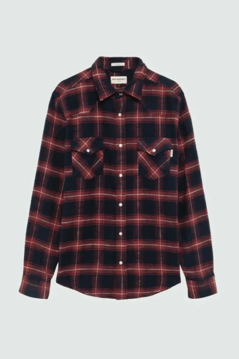 Uomo Roy Rogers Camicie|Camicia Martin Check Washed