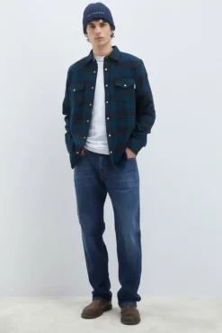 Uomo Roy Rogers Camicie|Camicia Martin Check Washed