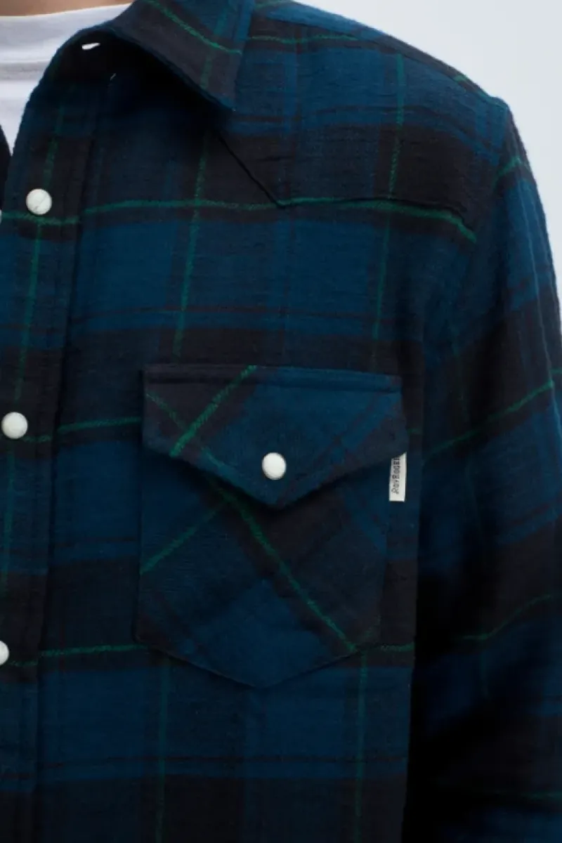 Uomo Roy Rogers Camicie|Camicia Martin Check Washed