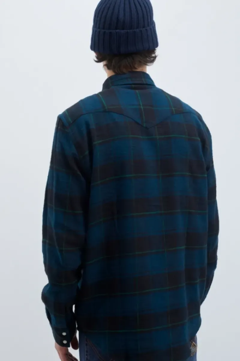 Uomo Roy Rogers Camicie|Camicia Martin Check Washed