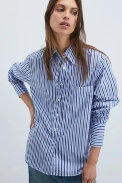 Donna Roy Rogers Camicie|Camicia Mimi Popeline Stripe