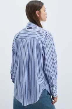 Donna Roy Rogers Camicie|Camicia Mimi Popeline Stripe