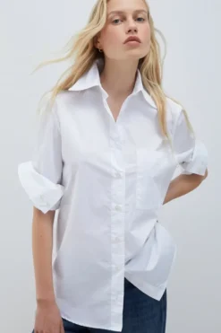 Donna Roy Rogers Camicie|Camicia Mimi Popeline Washed