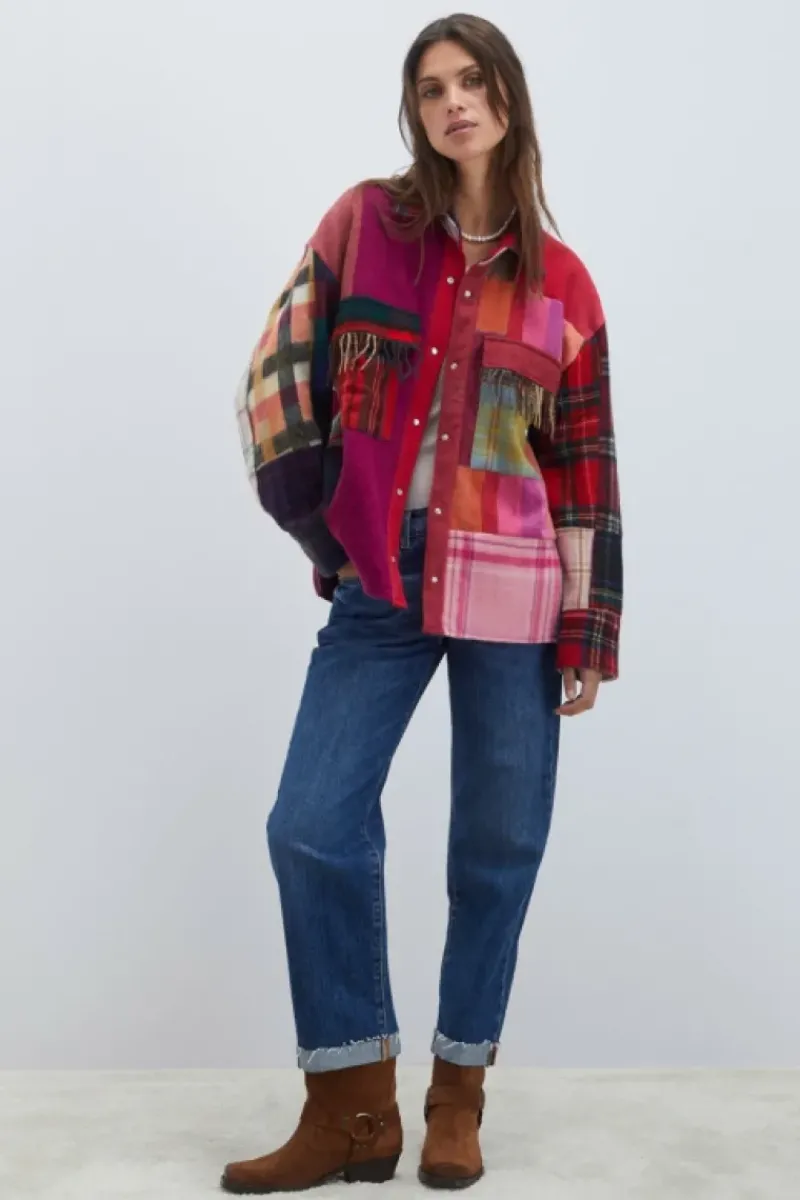 Donna Roy Rogers Capispalla|Camicia Old Glory Vintage Cashmere