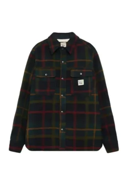 Uomo Roy Rogers Roy Roger's X Dave's Ny|Capispalla|Camicia Over Roy Roger's X Dave's Ny In Lana Check