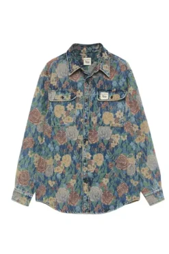 Uomo Roy Rogers Roy Roger's X Dave's Ny|Camicie|Camicia Time Off Roy Roger's X Dave's Ny In Jacquard Tapestry