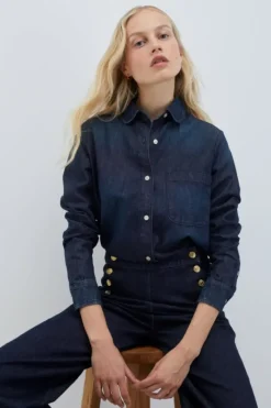 Donna Roy Rogers Camicie|Camicia Tiny Denim