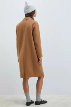 Donna Roy Rogers Capispalla|Cappotto Doppiopetto In Lana