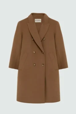 Donna Roy Rogers Capispalla|Cappotto Doppiopetto In Lana