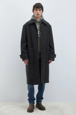Uomo Roy Rogers Capispalla|Cappotto London In Tweed Donegal