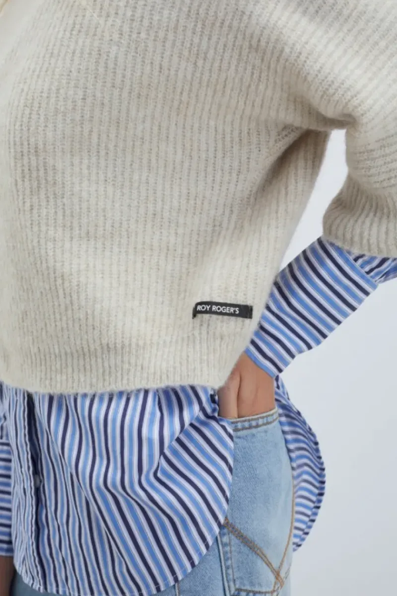 Donna Roy Rogers Maglieria E Felpe|Cardigan Reverse In Alpaca