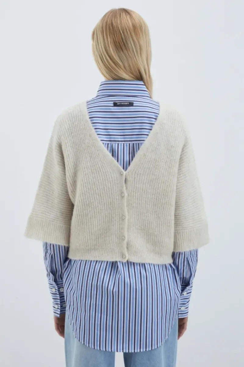 Donna Roy Rogers Maglieria E Felpe|Cardigan Reverse In Alpaca