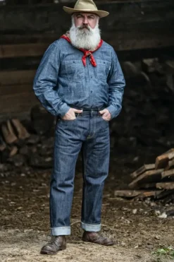 Uomo Roy Rogers Selvedge Bar|Regular|Cult Wide Man Jap Selvedge Denim 1947 Raw