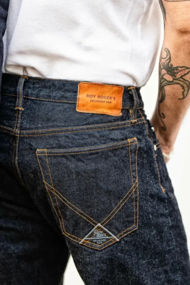 Uomo Roy Rogers Selvedge Bar|Jeans|Cult Wide Man Jap Selv. Shrink To Fit Denim Rinse