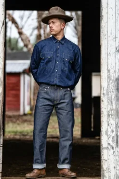Uomo Roy Rogers Selvedge Bar|Jeans|Cult Wide Man U.s.a. Selvedge Denim Raw