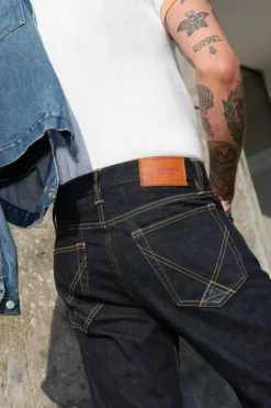 Uomo Roy Rogers Selvedge Bar|Jeans|Cult Wide Selvedge Bar Roy Roger's Denim Jap Rinse