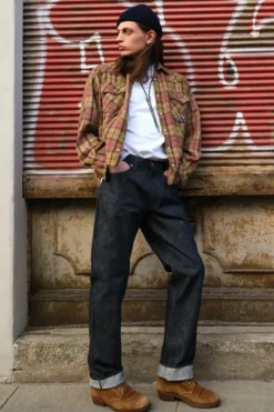 Uomo Roy Rogers Selvedge Bar|Jeans|Cult Wide Selvedge Bar Roy Roger's Denim Raw
