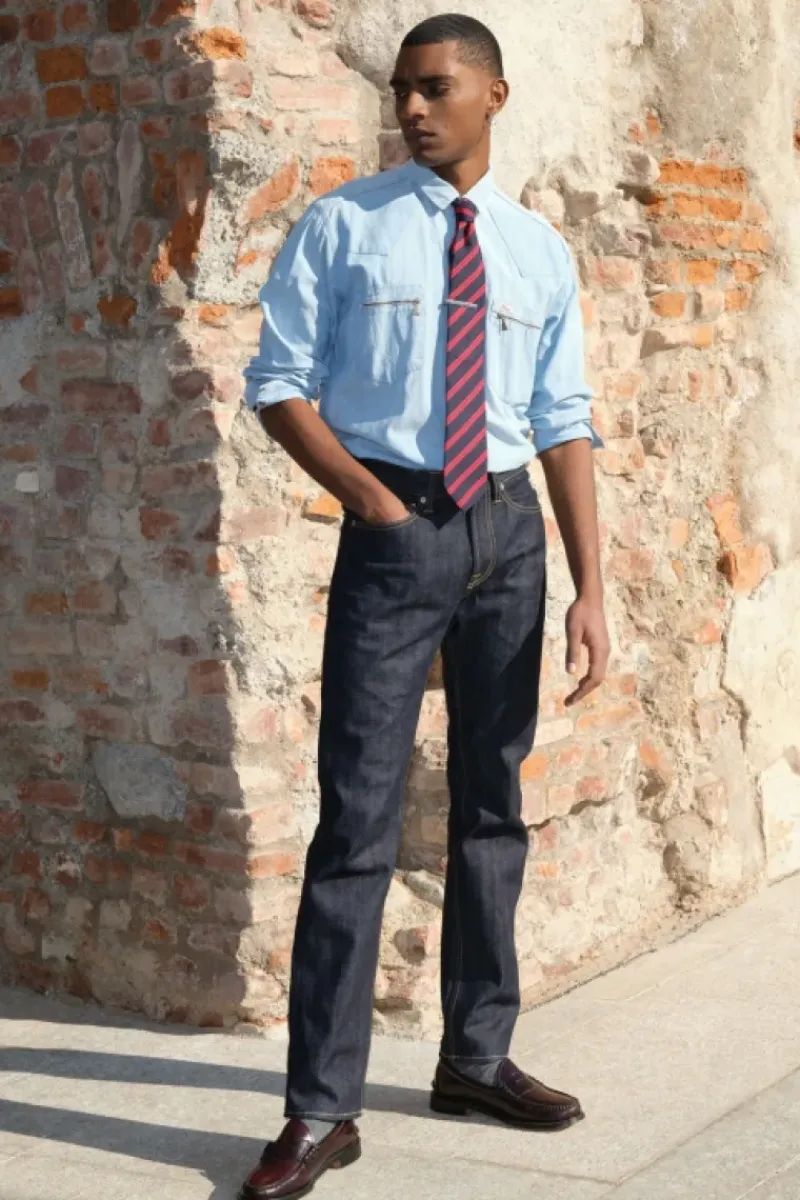 Uomo Roy Rogers Selvedge Bar|Jeans|Cult Wide Selvedge Bar Roy Roger's Denim Jap Raw