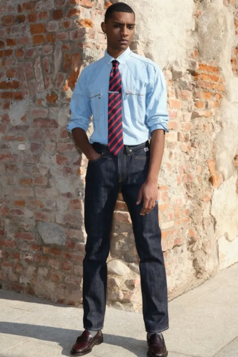 Uomo Roy Rogers Selvedge Bar|Jeans|Cult Wide Selvedge Bar Roy Roger's Denim Jap Raw