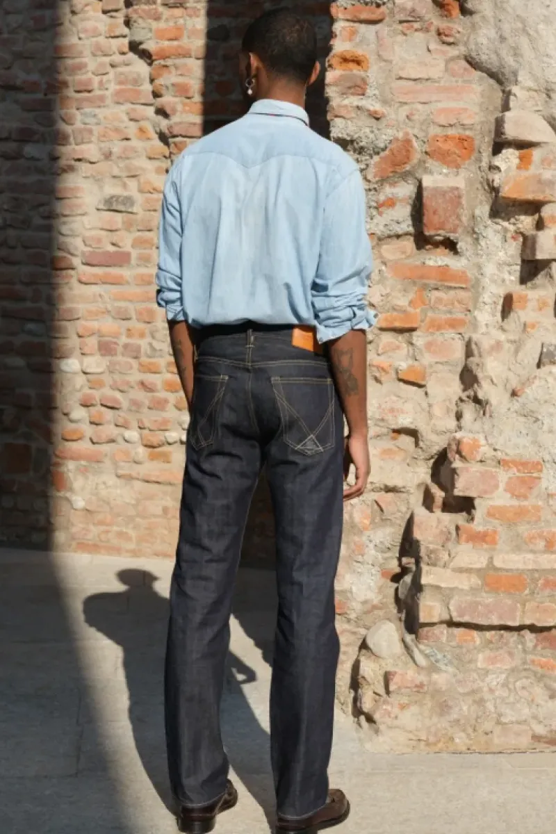 Uomo Roy Rogers Selvedge Bar|Jeans|Cult Wide Selvedge Bar Roy Roger's Denim Jap Raw