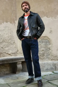 Uomo Roy Rogers Selvedge Bar|Jeans|Cult Wide Selvedge Bar Roy Roger's Denim Jap Rinse