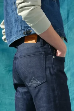 Uomo Roy Rogers Selvedge Bar|Jeans|Cult Wide Selvedge Bar Roy Roger's Org. Denim Raw
