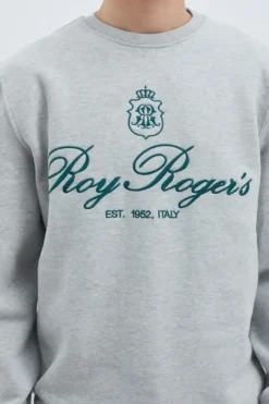Uomo Roy Rogers Maglieria E Felpe|Felpa Girocollo Ricamo Est 1952