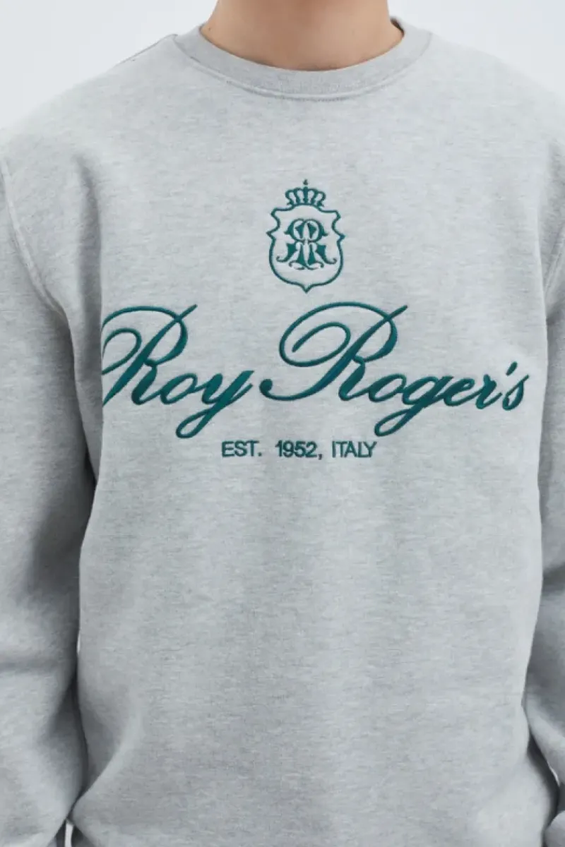 Uomo Roy Rogers Maglieria E Felpe|Felpa Girocollo Ricamo Est 1952