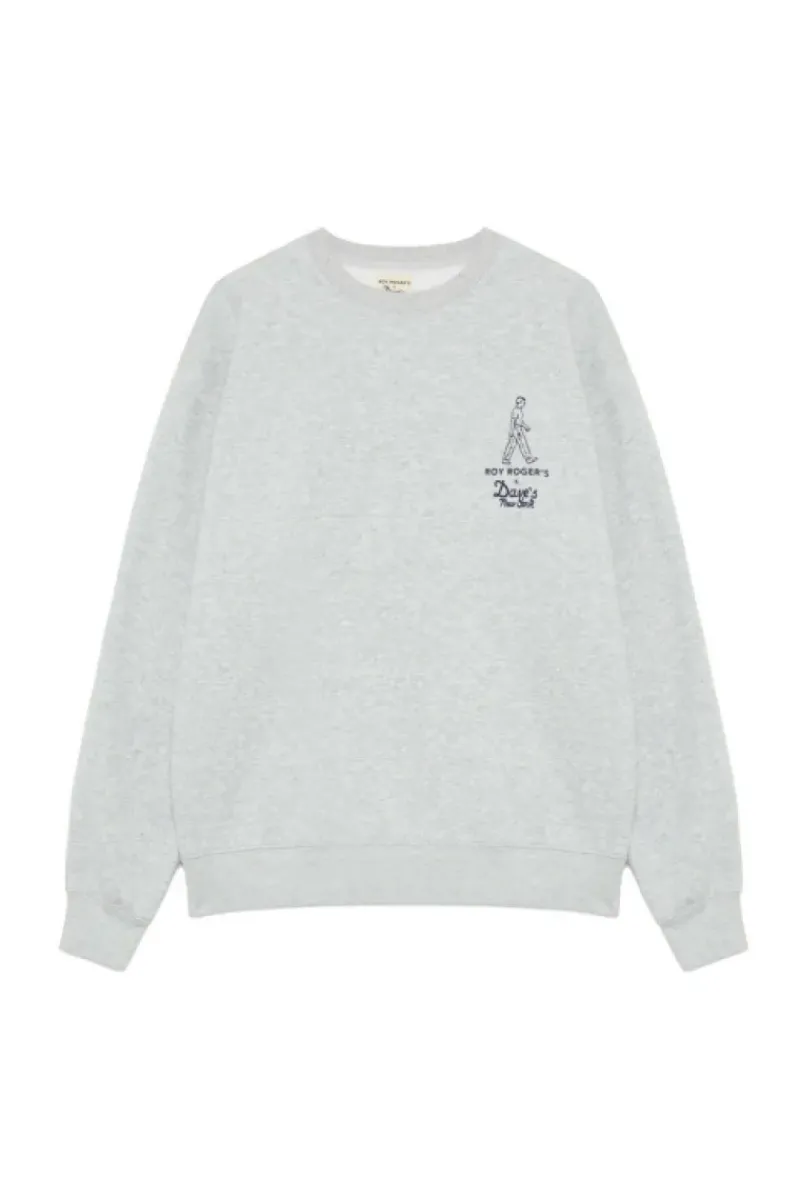 Uomo Roy Rogers Roy Roger's X Dave's Ny|Maglieria E Felpe|Felpa Roy Roger's X Dave's Ny Con Stampa Workwear