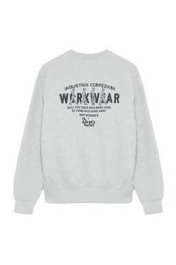 Uomo Roy Rogers Roy Roger's X Dave's Ny|Maglieria E Felpe|Felpa Roy Roger's X Dave's Ny Con Stampa Workwear
