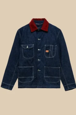 Uomo Roy Rogers Capispalla|Giacca Carcere 70th Denim Cimosa Rinse