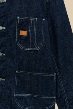 Uomo Roy Rogers Capispalla|Giacca Carcere 70th Denim Cimosa Rinse