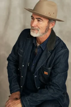 Uomo Roy Rogers Capispalla|Giacca Lavoro 70th Denim Cimosa Rinse