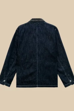 Uomo Roy Rogers Capispalla|Giacca Lavoro 70th Denim Cimosa Rinse