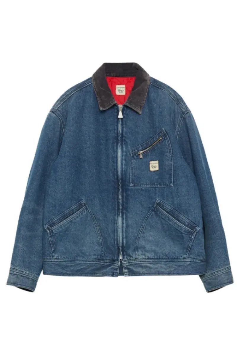 Uomo Roy Rogers Roy Roger's X Dave's Ny|Capispalla|Giacca Work Roy Roger's X Dave's Ny In Denim Vintage