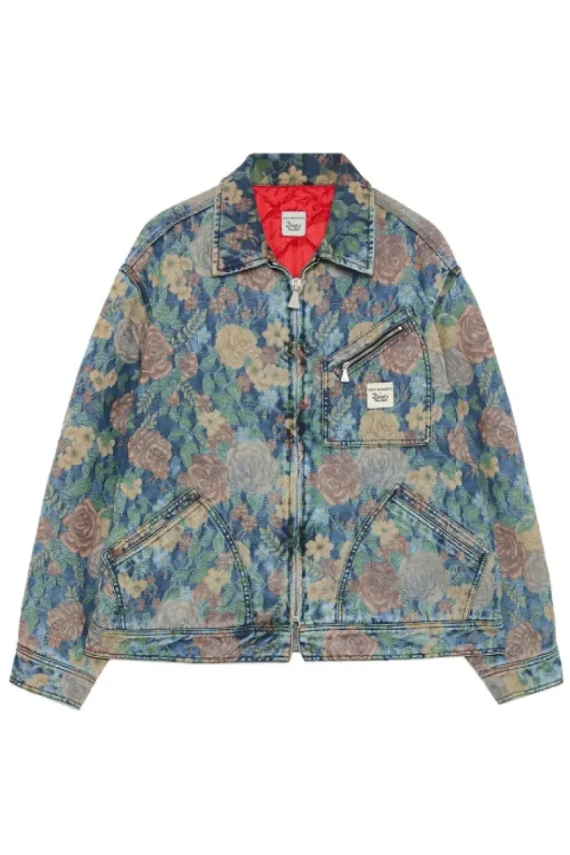 Uomo Roy Rogers Roy Roger's X Dave's Ny|Capispalla|Giacca Work Roy Roger's X Dave's Ny In Jacquard Tapestry