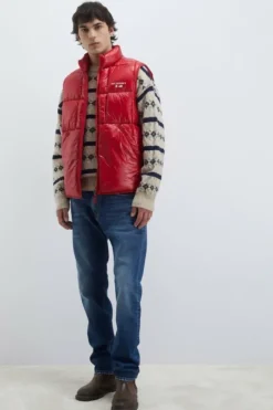 Uomo Roy Rogers Capispalla|Gilet In Nylon Ripstop