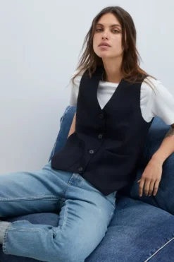 Donna Roy Rogers Capispalla|Gilet Tailored Twill