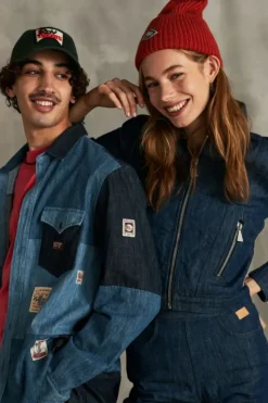 Donna Roy Rogers Capispalla|Giubbino Archivio 70th Denim Rinse