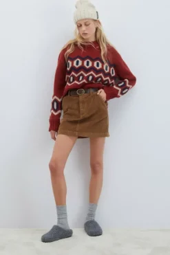 Donna Roy Rogers Pantaloni E Gonne|Gonna Gilda In Velluto French