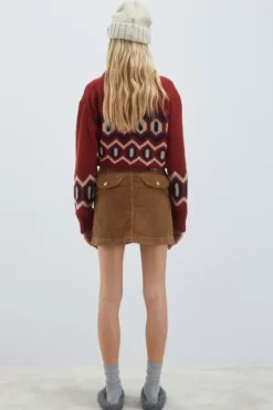 Donna Roy Rogers Pantaloni E Gonne|Gonna Gilda In Velluto French